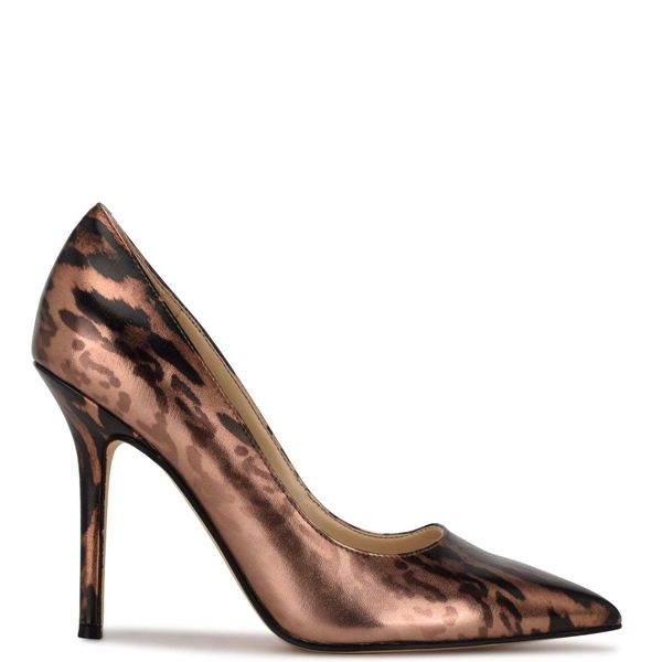 Nine West Bliss Pointy Toe Leopard Pumps | South Africa 51E04-1L83